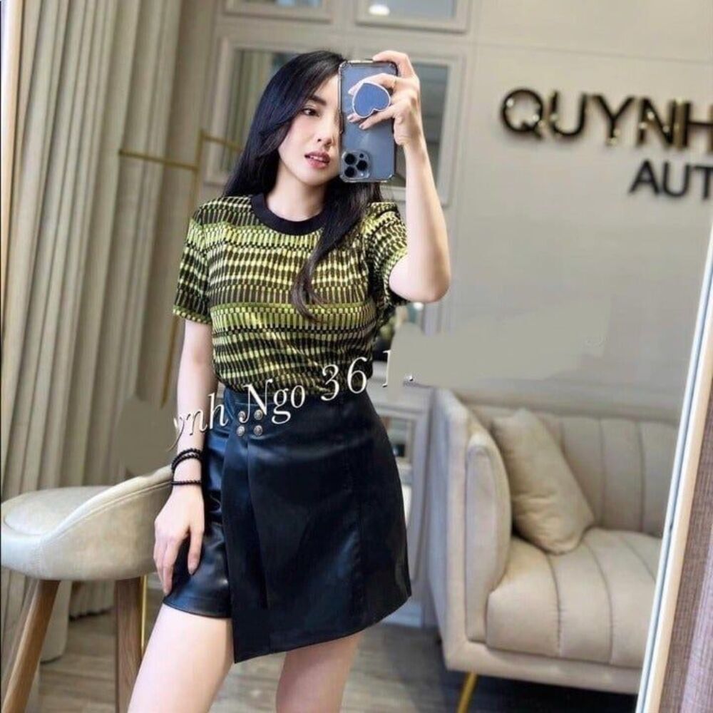ZARA JACQUARD T-SHIRT Size M - Picture 4 of 11